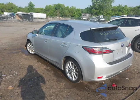 2012 Lexus Ct 200 из США, поврежденный, VIN JTHKD5BH6C2089061